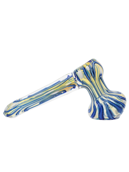 Three Wave Glass Bubbler