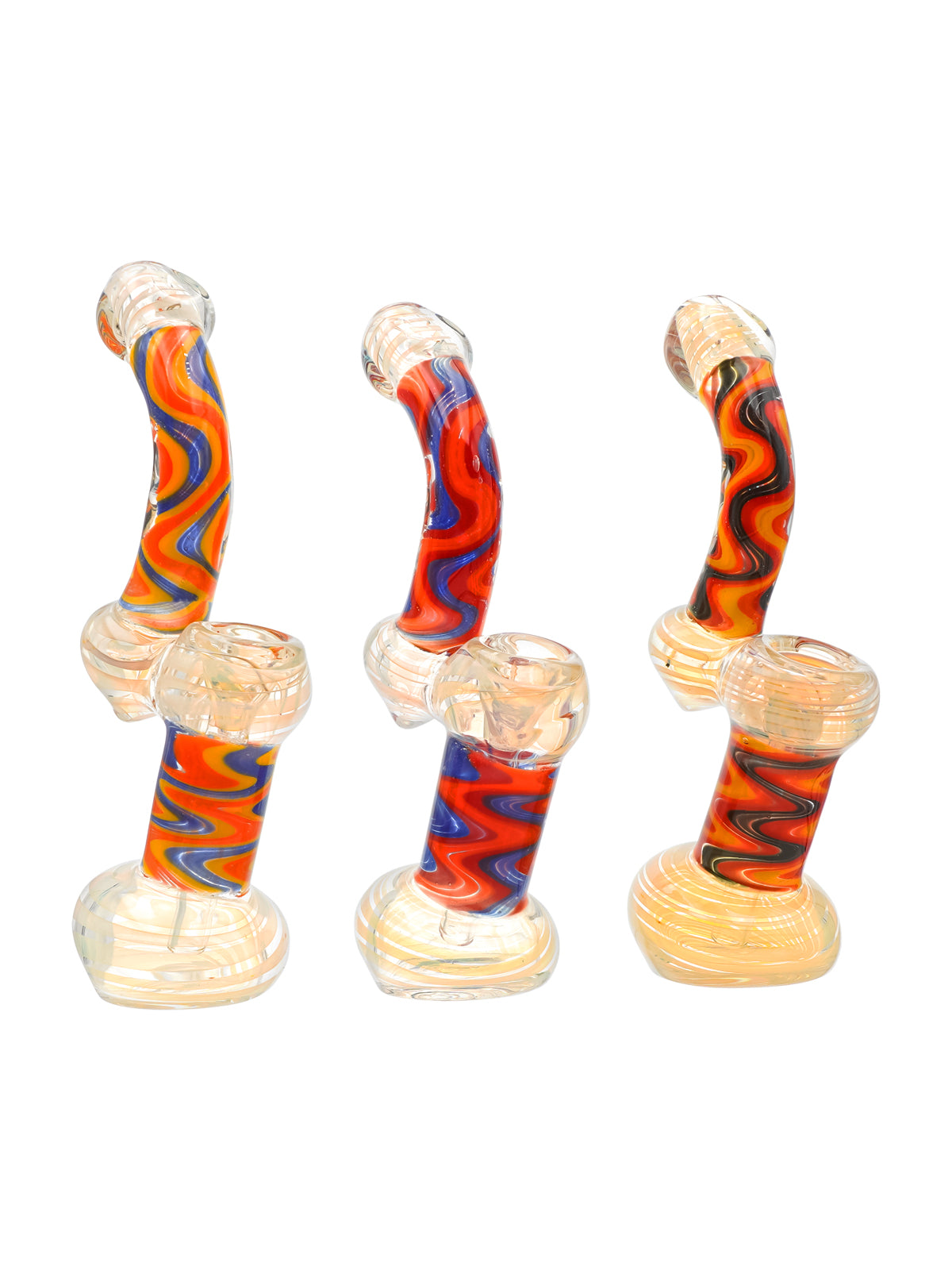 2 Funky Glass Bubbler