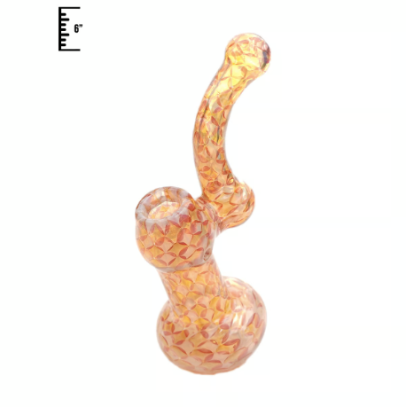 6" Glass Bubbler Pipe