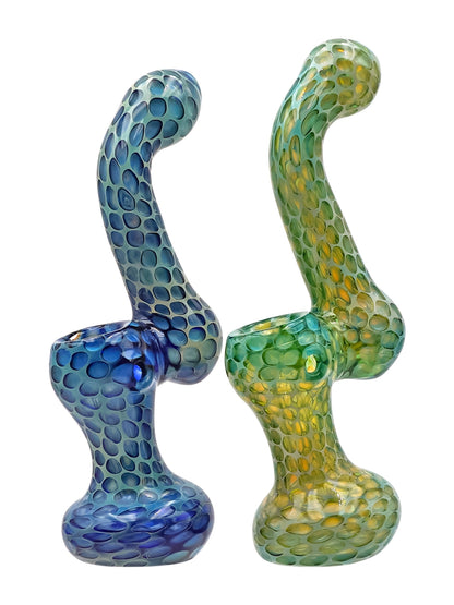 6" Honey Comb Glass Bubbler