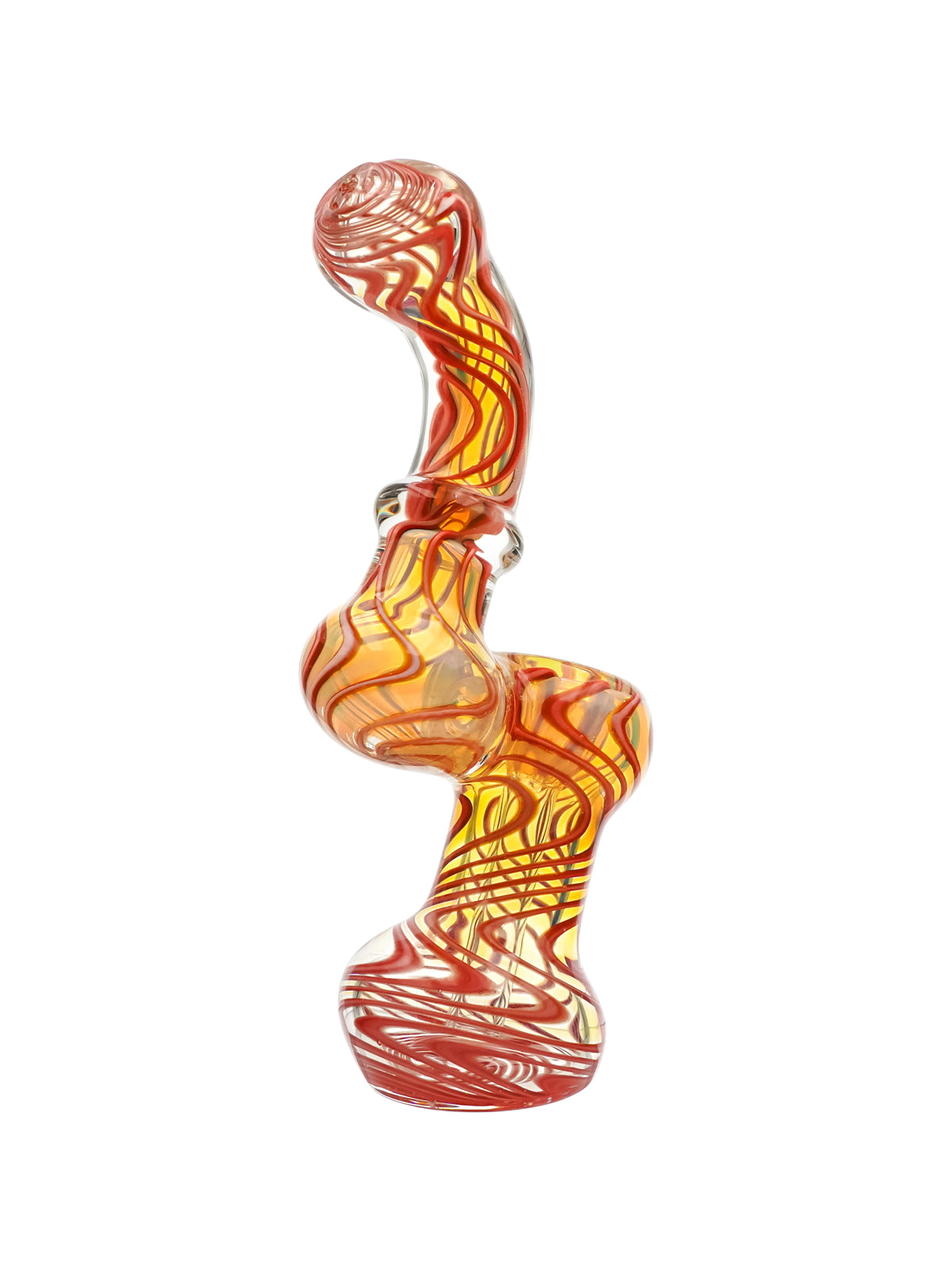 Two Wave Glass Bubbler