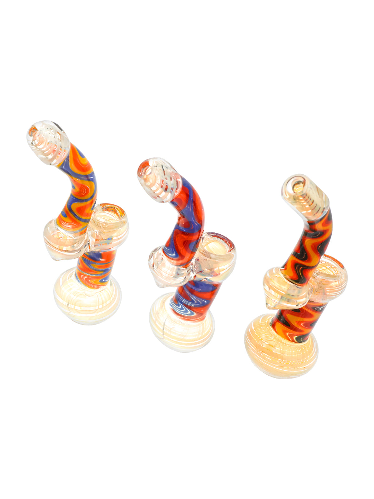 2 Funky Glass Bubbler