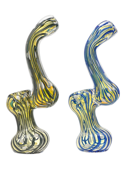 Four  Wave Glass Bubbler