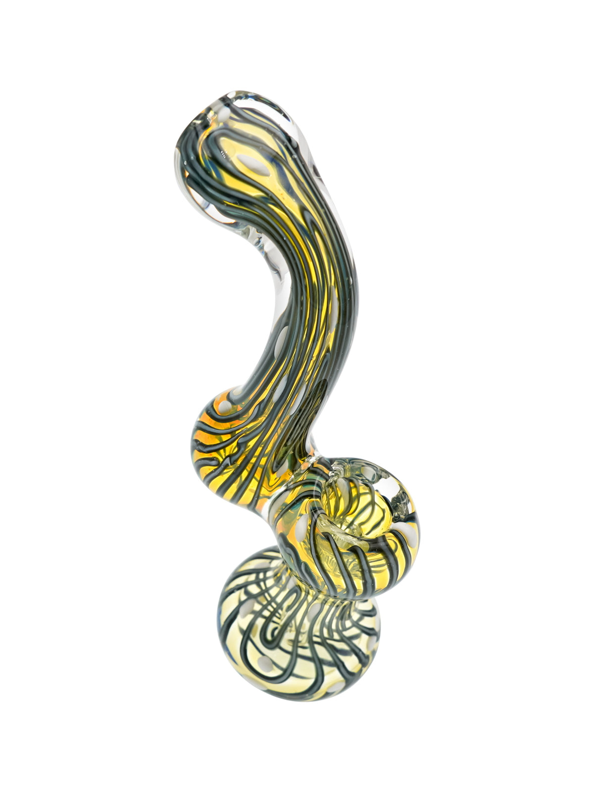 Four  Wave Glass Bubbler