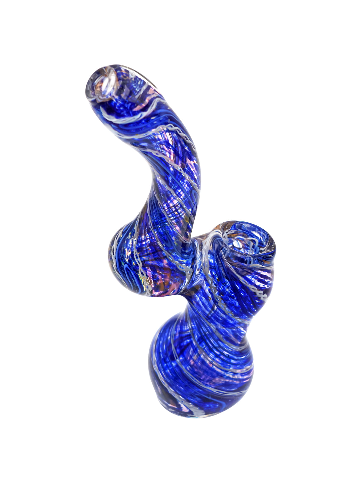 Blue Glass Bubbler