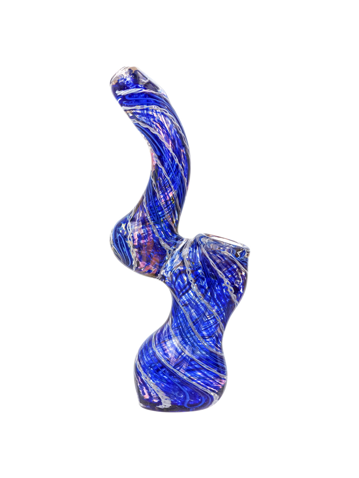 Blue Glass Bubbler