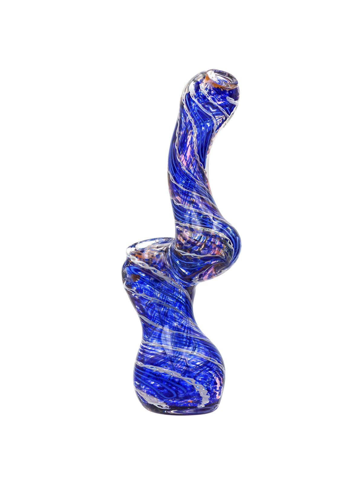 Blue Glass Bubbler