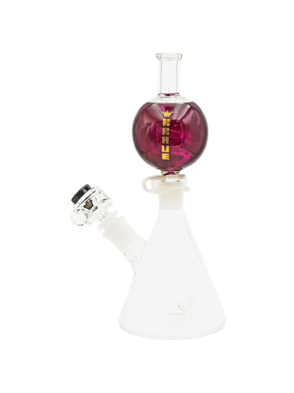 Krave Spiral Sphere Freezable Glitter Ball Beaker Waterpipe