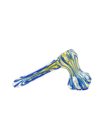 Three Wave Glass Bubbler