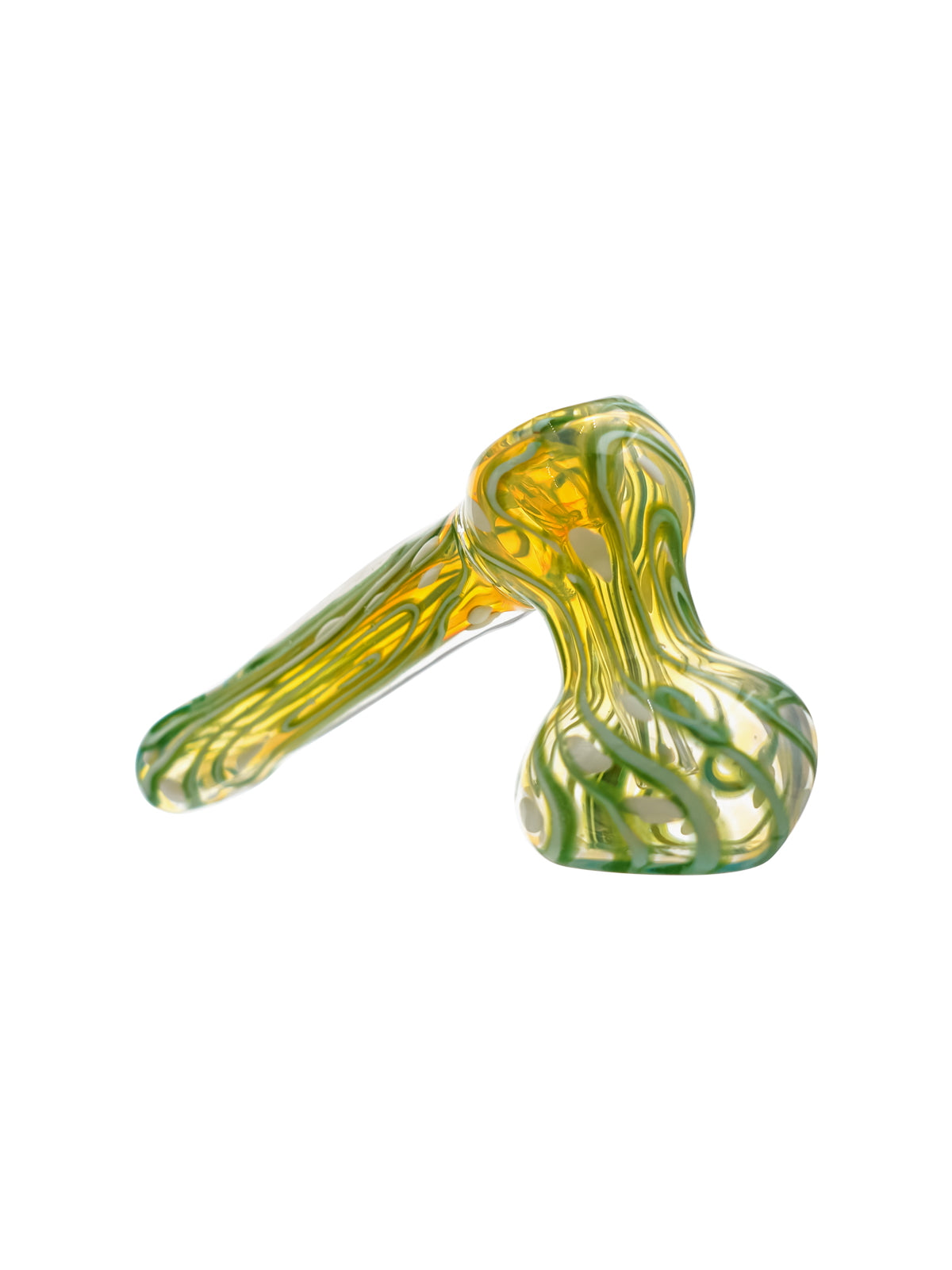 Three Wave Glass Bubbler