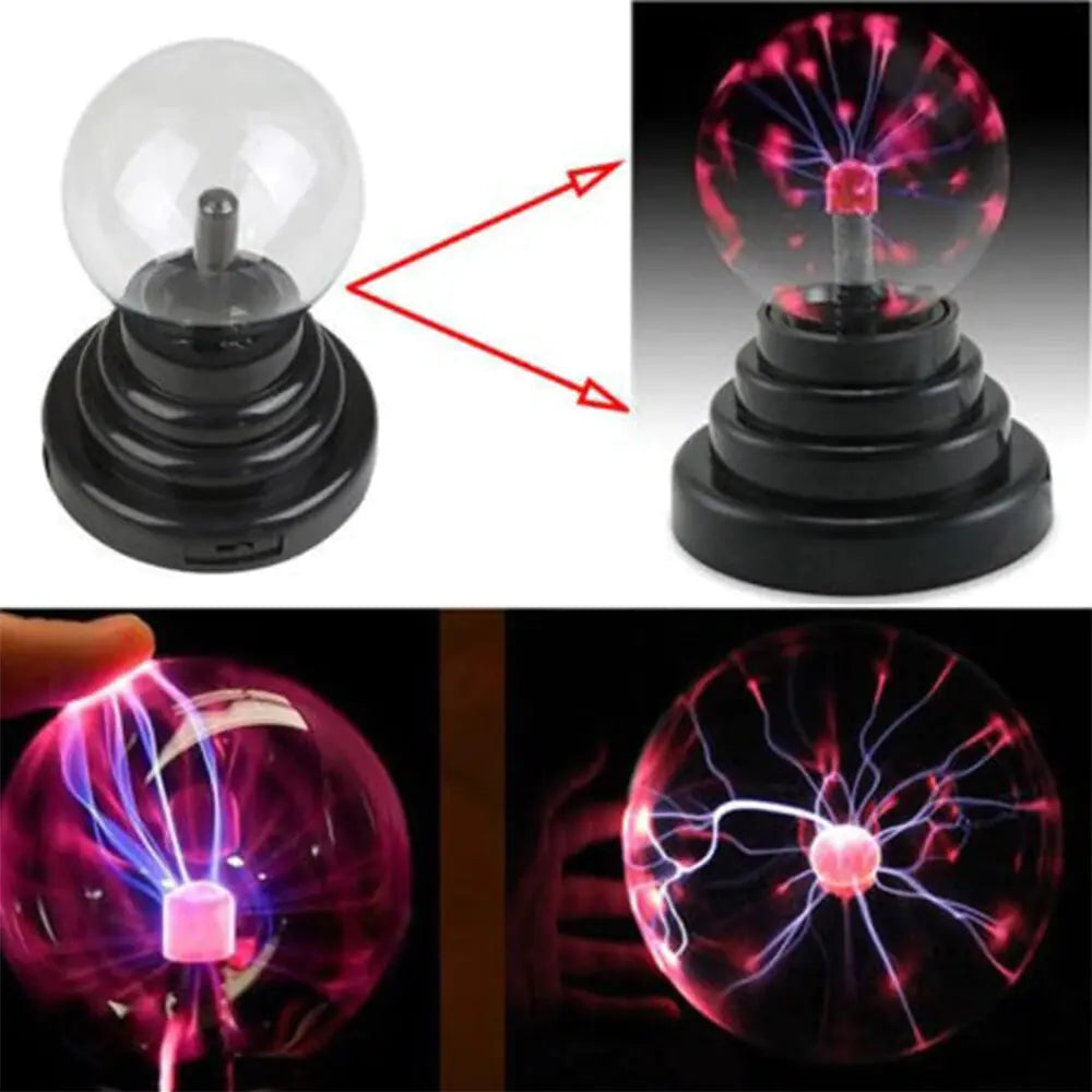 Novelty Glass Magic Plasma Ball Light 3 4 5 6 inch Table Lights Sphere Nightlight Magic Plasma Night Lamp