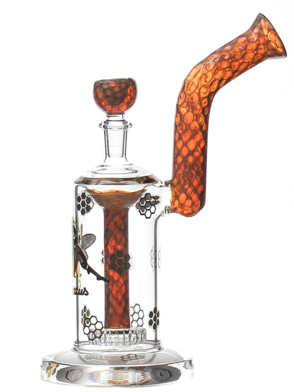 Stratus Honeycomb Bent-Neck water pipe