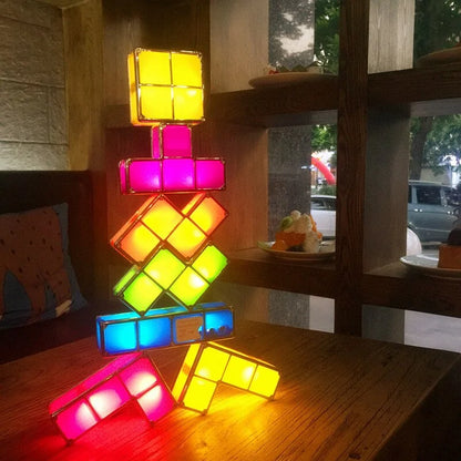 Novelty Lighting Tetris Puzzle