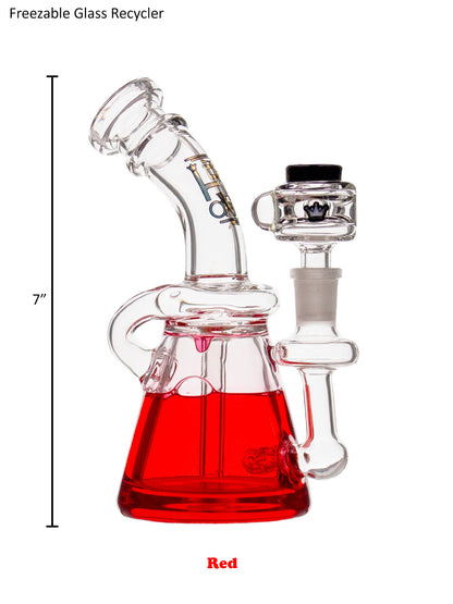 7" Freezable Glass Recycler