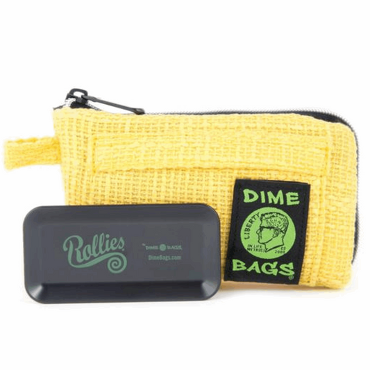 Dime Bags Padded Travel Pouch Case - Yellow