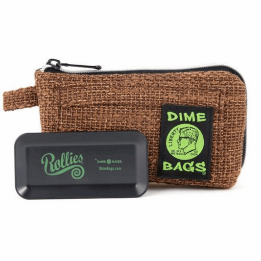 Dime Bags Padded Travel Pouch Case - Brown