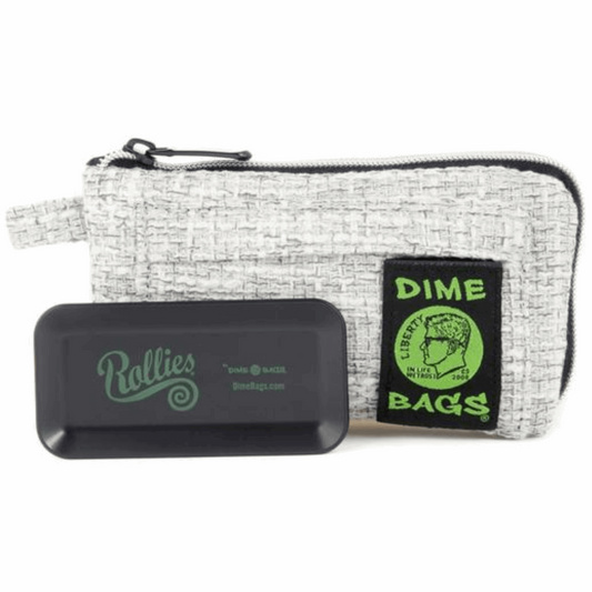 Dime Bags Padded Travel Pouch Case - Grey