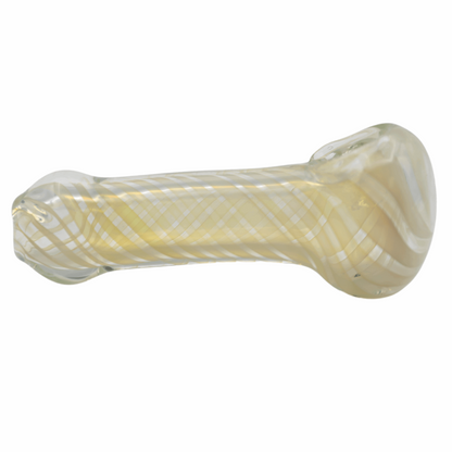 Fumed Silver Hand Pipe