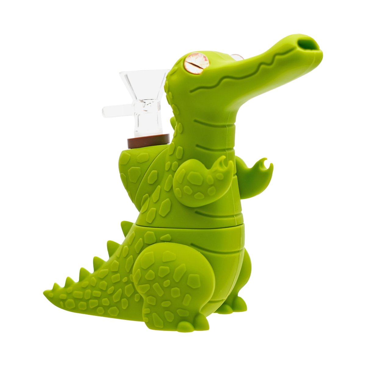 5" Silicone Crocodile Waterpipe