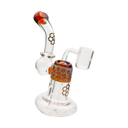 7" Honey Bee Honey Comb Bubbler