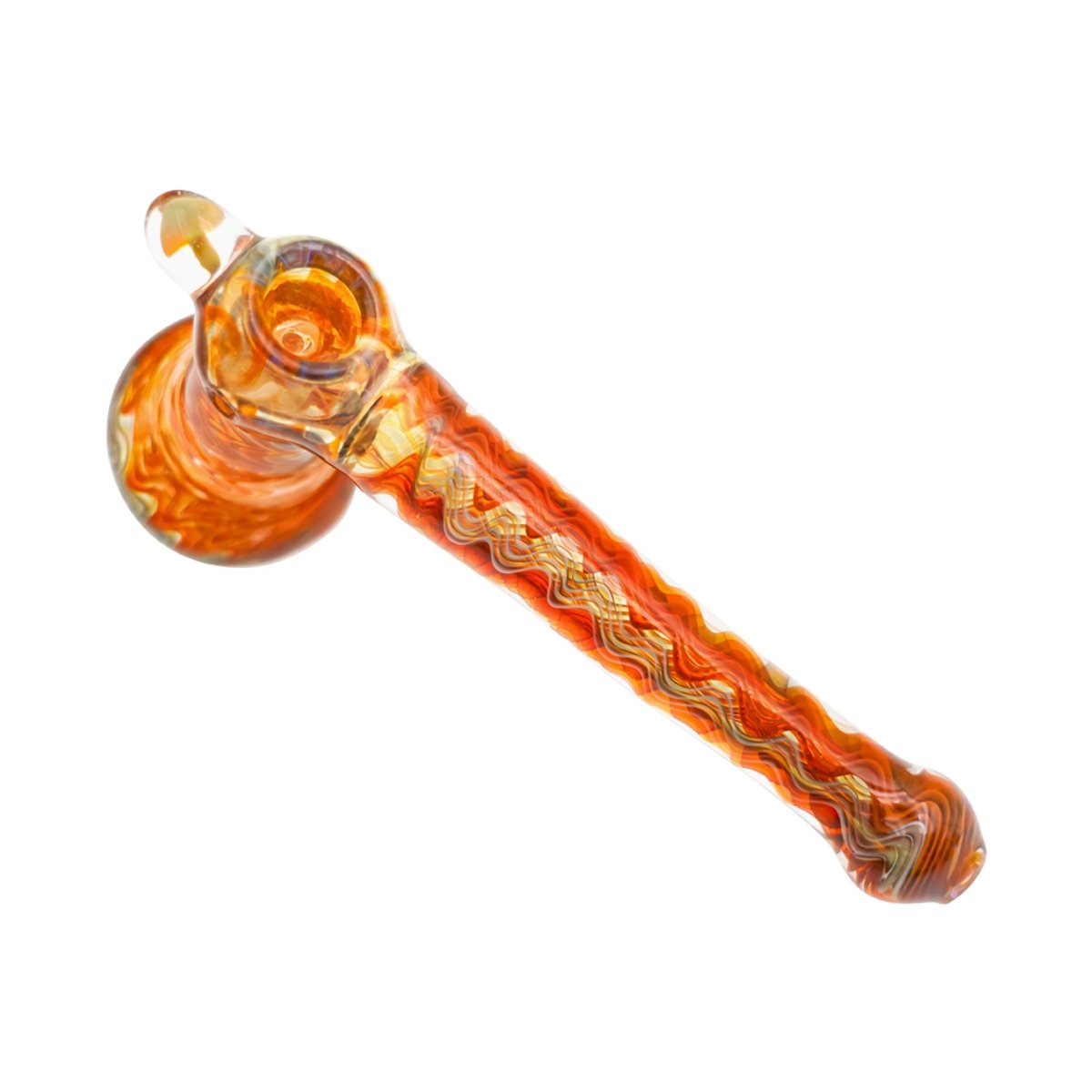 7" Waves Glass Bubbler