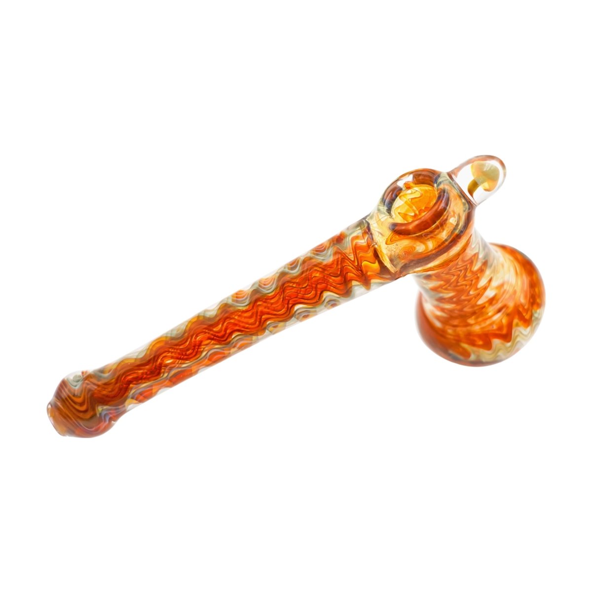 7" Waves Glass Bubbler