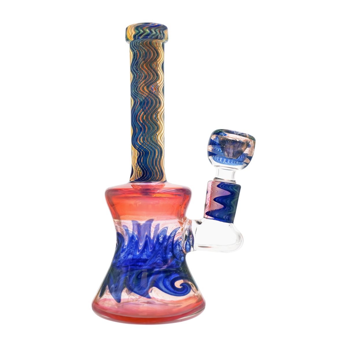 Psychedelic Clouds Glass Water Pipe