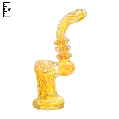 6" Waves Glass Bubbler