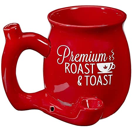 Red Premium Roast & Toast Pipe Mug