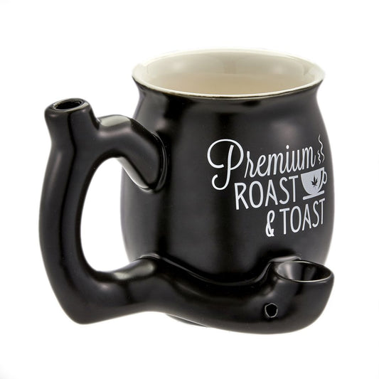 Black/White Premium Roast & Toast Pipe Mug