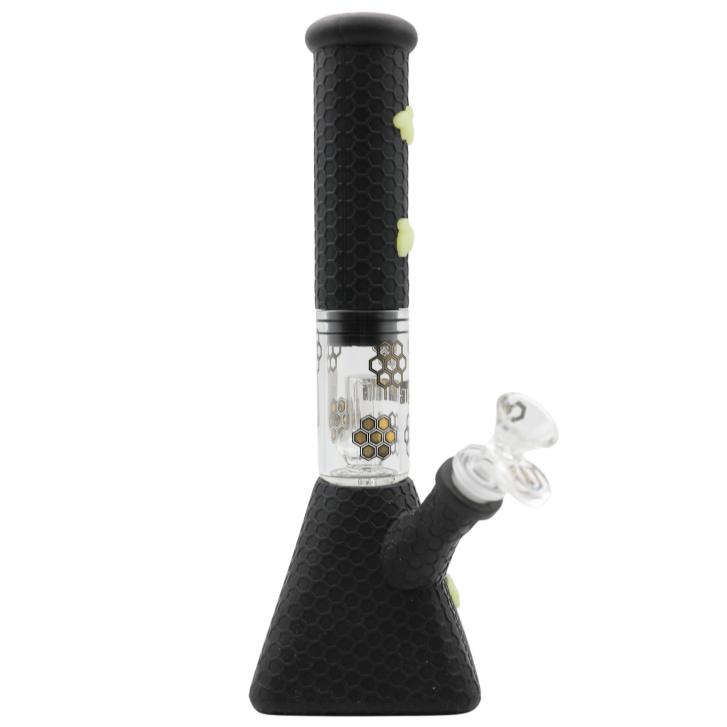 Stratus Silicone Pyramid Bong with Removable Perc