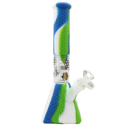 Stratus Silicone Pyramid Bong with Removable Perc