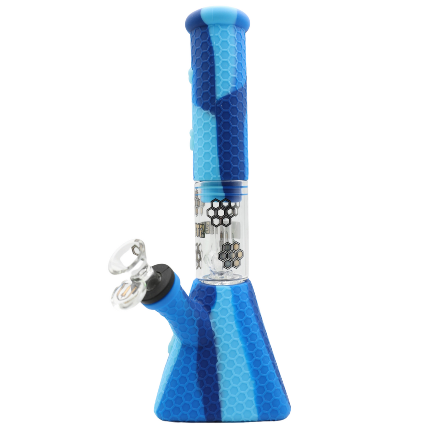 Stratus Silicone Pyramid Bong with Removable Perc