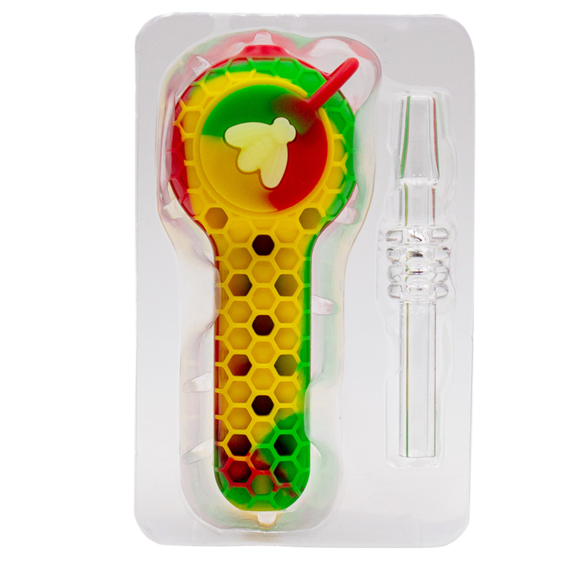 Stratus 4 Silicone Bee Pipe, Assorted Colors