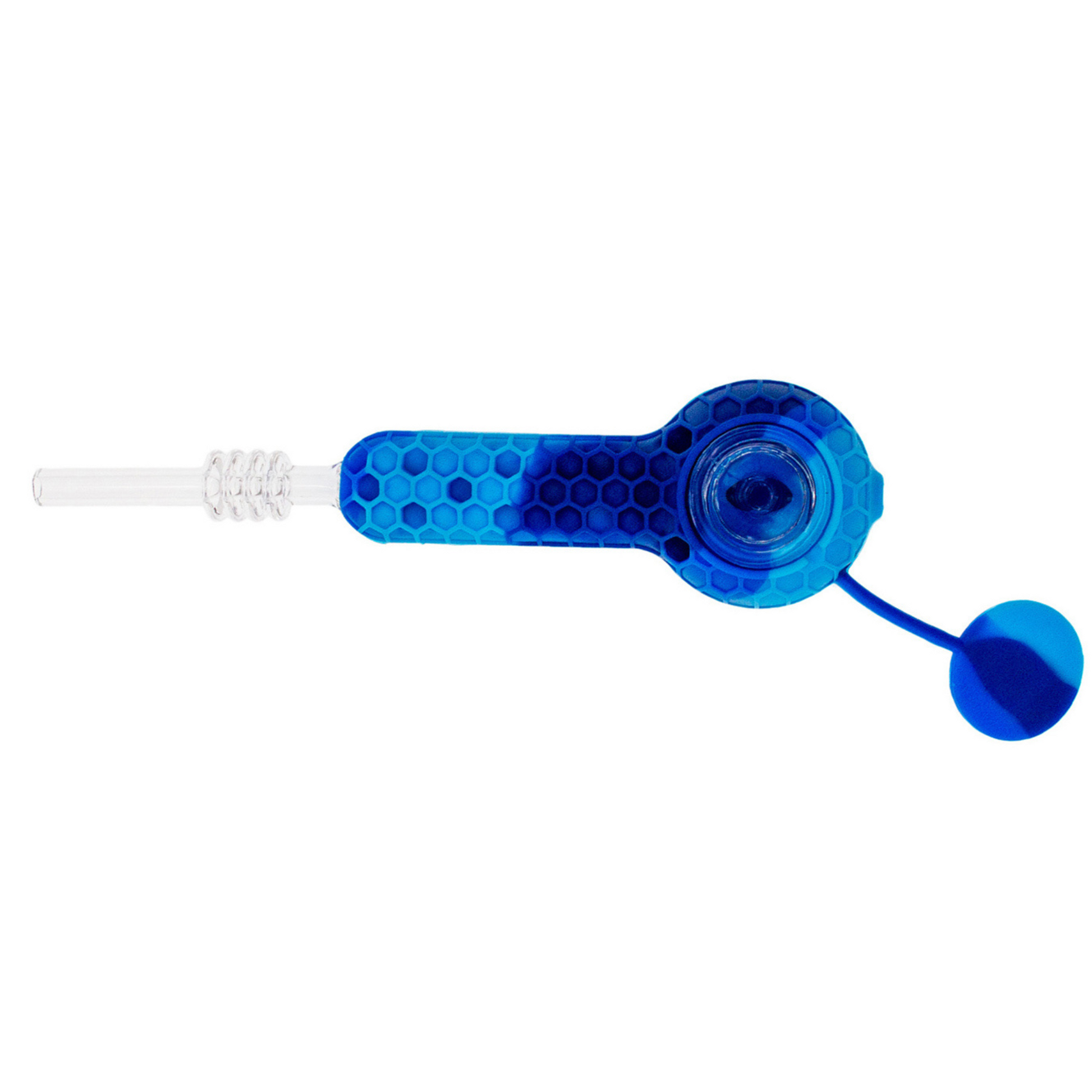 Stratus 2 In 1 Silicone Pipe For Dry & Wax - 70 Grams - 4.5 Inches