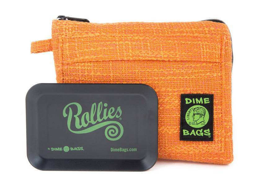 Dime Bags Padded Travel Pouch Case - Orange