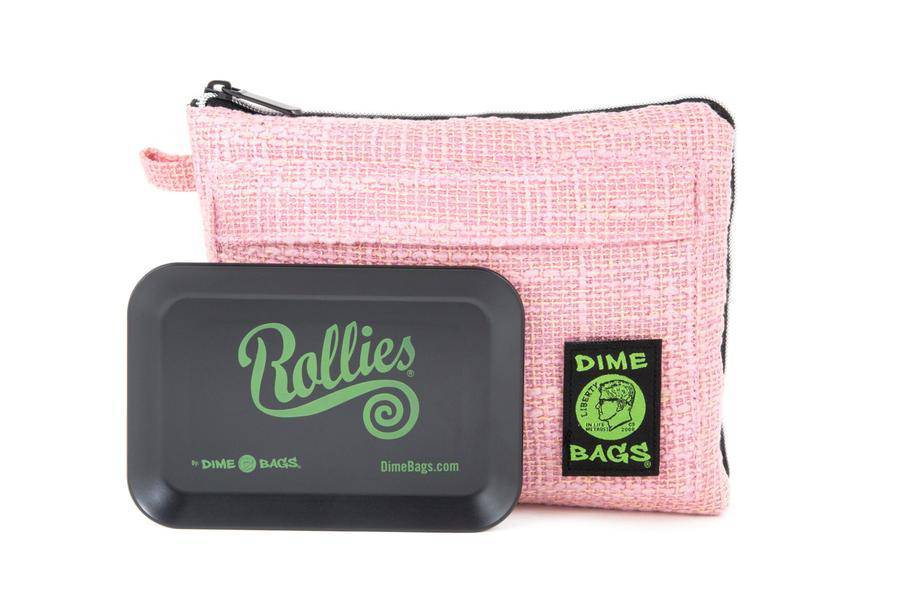 Dime Bags Padded Travel Pouch Case - Pink