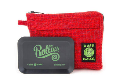 Dime Bags Padded Travel Pouch Case - Red