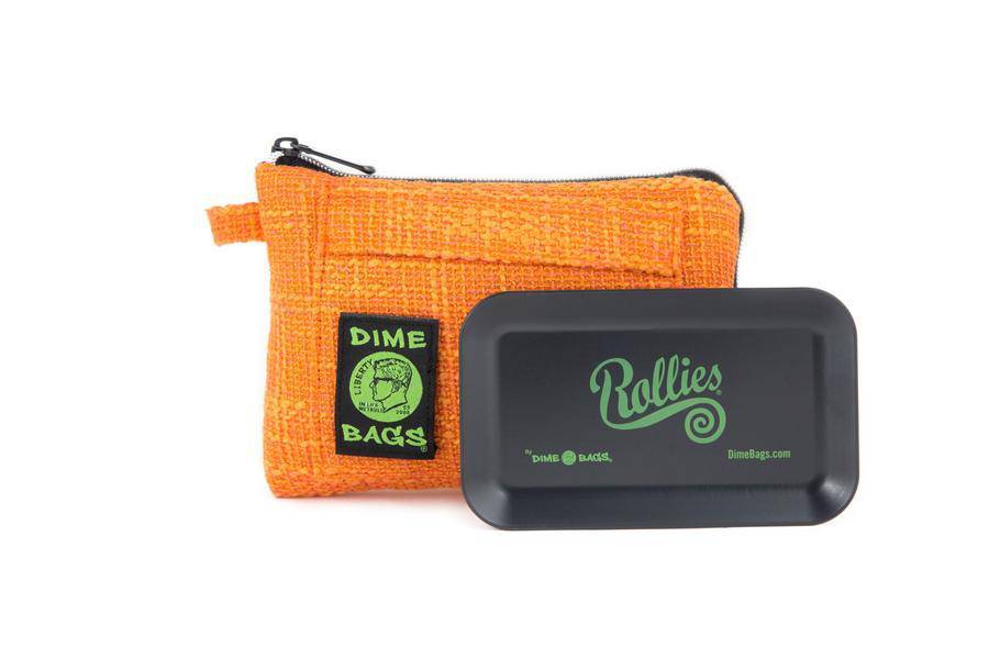 Dime Bags Padded Travel Pouch Case - Orange