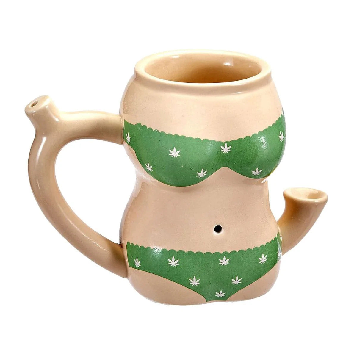 Green Bikini Pipe Mug