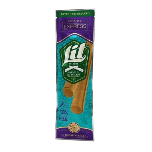 Lit Hemp Wraps - Organic Paradise Express