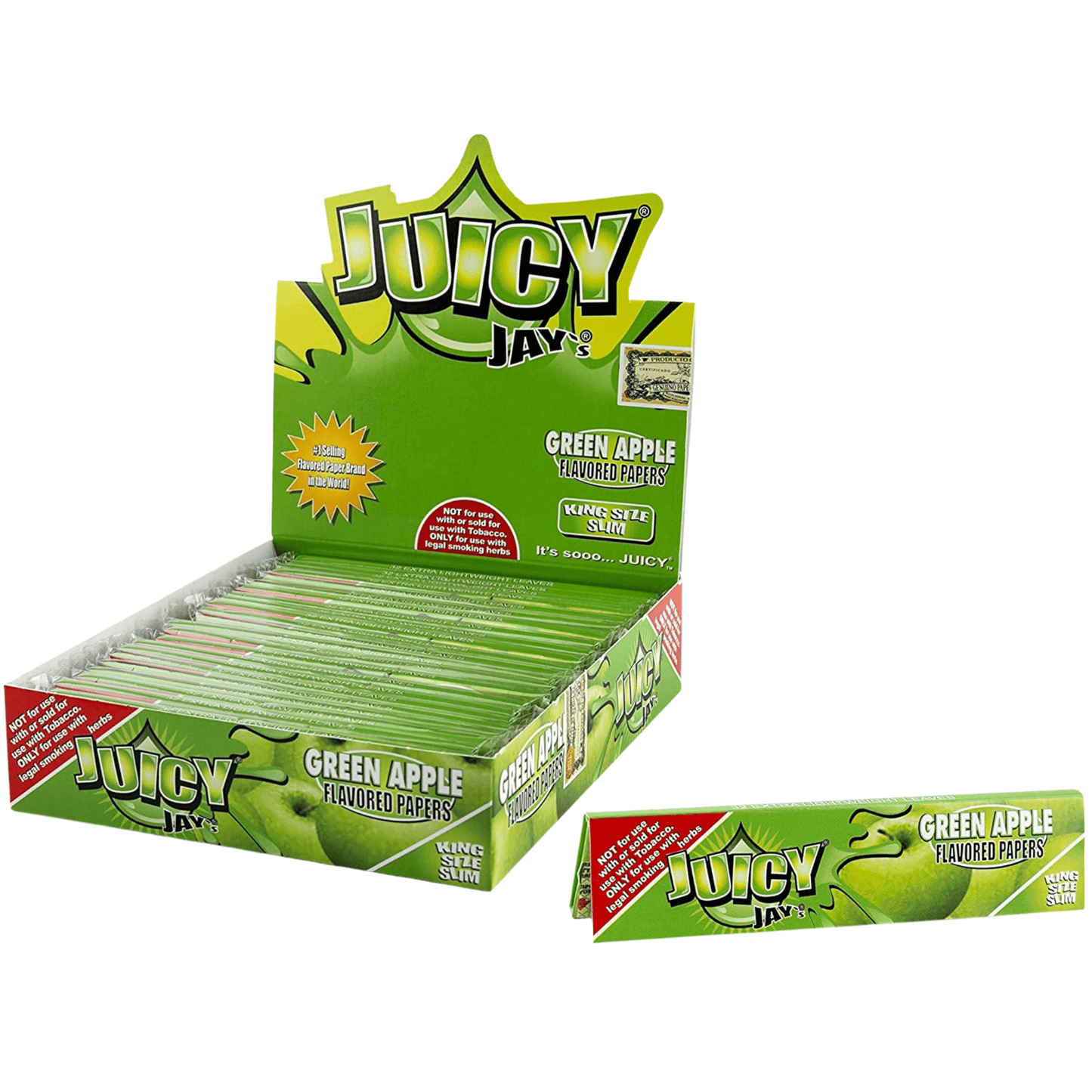 Juicy Jay Papers Green Apple