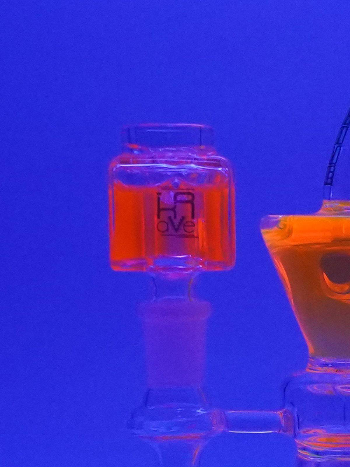 Krave Freezable 14mm UV OrangeGlass Bowl | Smokefair