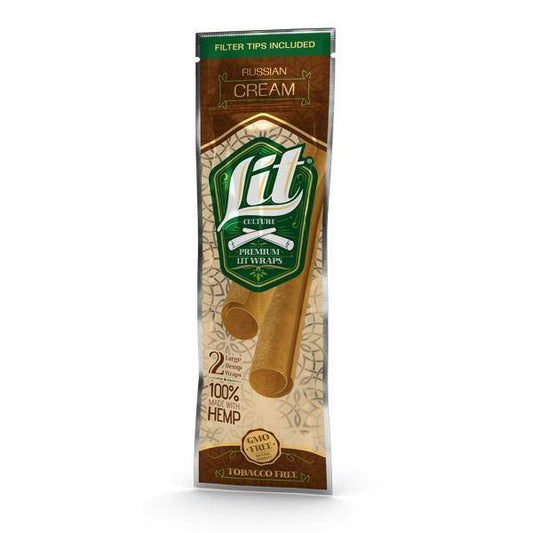 Lit Hemp Wraps - Organic Russian Cream