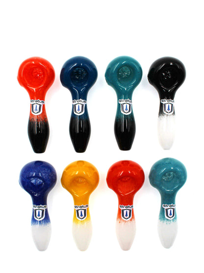 Stratus Dual Color Glass Spoon Pipes