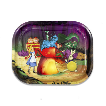 Alice in Wonderland Metal Rolling Tray