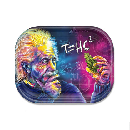 Einstein Metal Rolling Tray