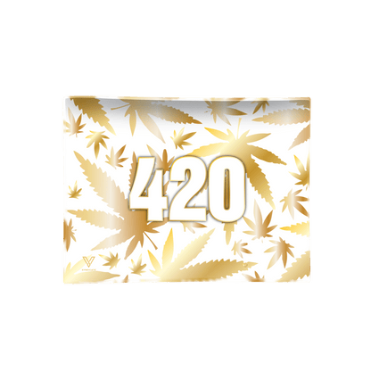 Gold 420 Glass Shatter Resistant Rolling Tray