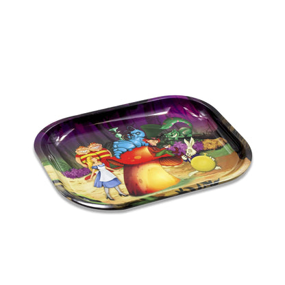 Alice in Wonderland Metal Rolling Tray